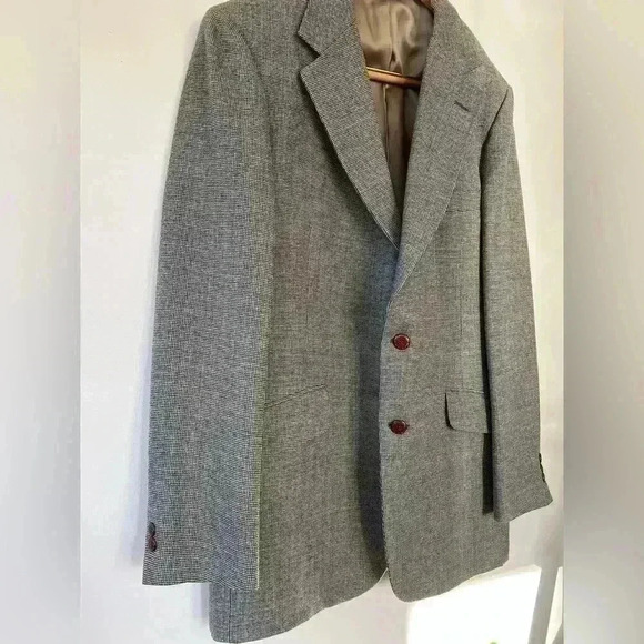 Vintage Tan Tweed Wool Suit - Picture 2 of 13